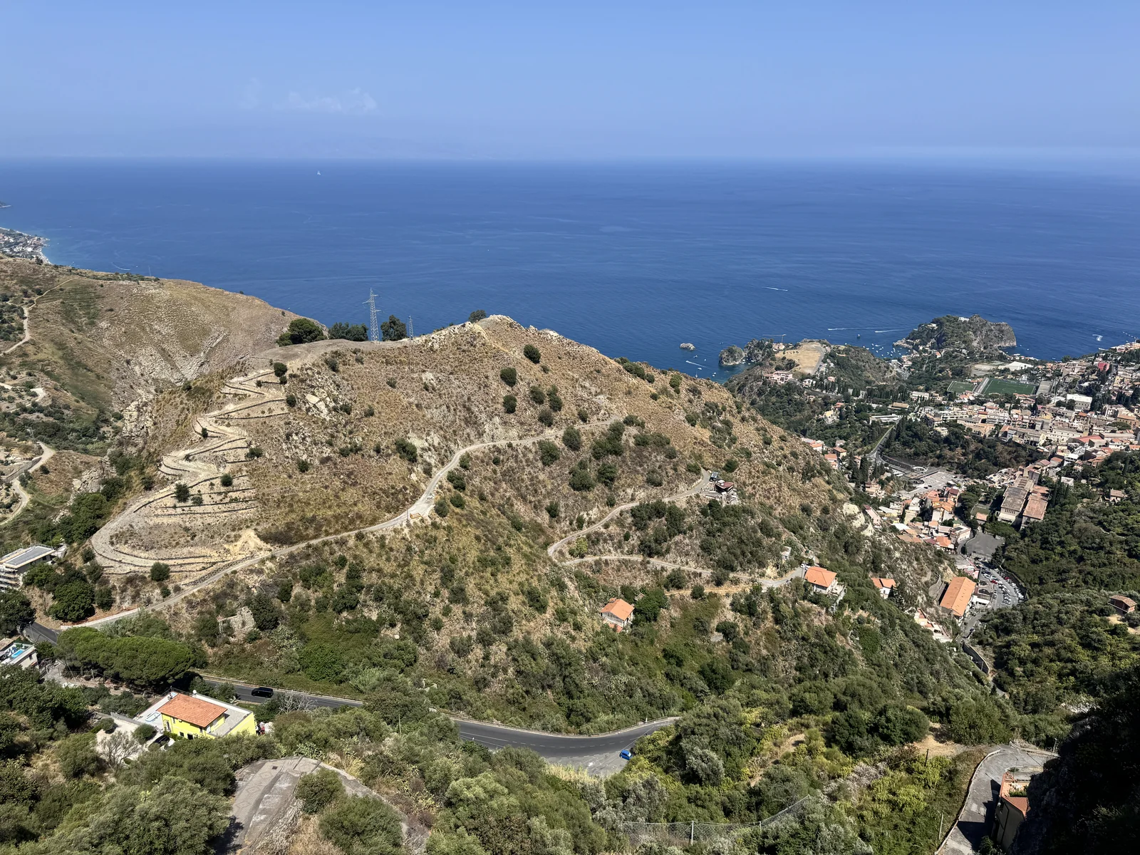 Sicilian coastline