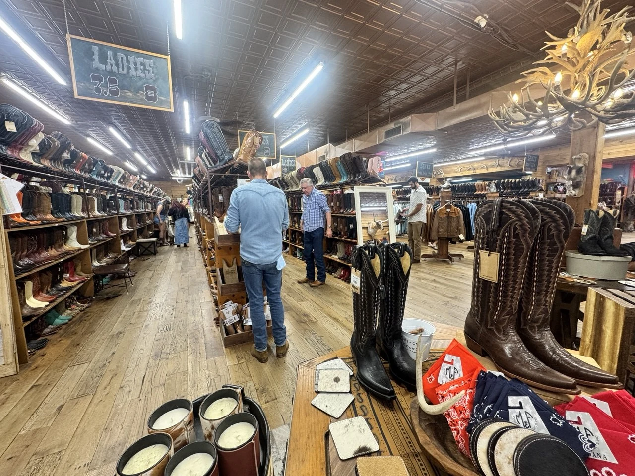Western boots & denim
