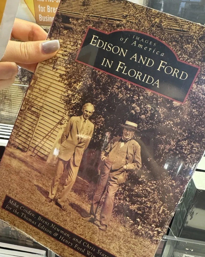 Local history book observed during Fort Myers visual research